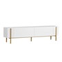 Nordure Nexus Mueble para TV Blanco y Dorado